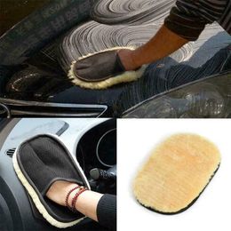 Microvezel Wol Soft Cars Washandschoenen Reinigingsborstel Auto Wash Care Tool Motorcycle Washer Care Products Auto Cleaning Glove