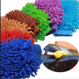 MicroFibre Car Wash Mitt Mitt Droog Globe Reiniging Microviber Super absorbeert auto -reiniging accessoires Soft Car Wash Reinigingshandschoenen