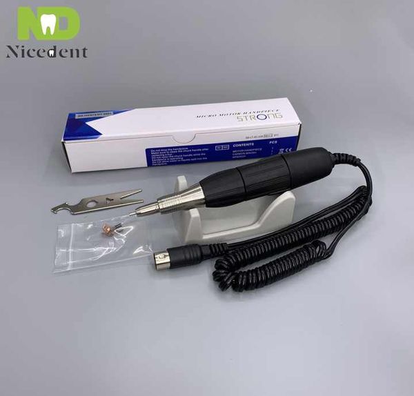 Micromotor pieza de mano dental micro motor laboratorio dental fuerte 204 + 102L/102