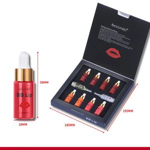 MicroNeedle Lip Gloss Juego BB Lips Sero Pigments Organic Pigments admite el desarrollo del color hidratación y regeneración