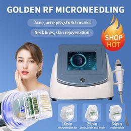 Microneedling Fractional RF Microneedle Beauty Machine RF Microneedle Rajeunissement de la peau Rides Supprimer Face Lifit