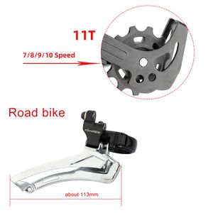 Micronew 2x10 Speed Groupset Road Bicycle Shifter Lever Achterderderailleur Cassette 11-28T Flywheel-ketting voor fietsonderdelen