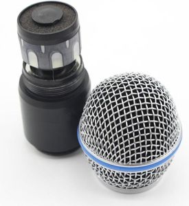 Calandre microphone avec capsule Balle de remplacement de la tête de tête pour SLX PGX Système sans fil Beta58 Transmetteur portable4169237