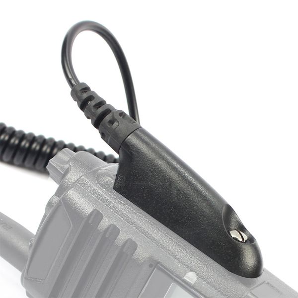 Pièces de microphone portatives en eau durable avec lumière indiquant l'électronique du talkie-walkie, mini brassard solide, accessoires pour bf uv9r