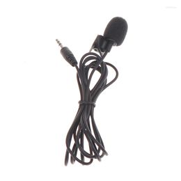 Microfoons 102 cm lange bedraad handsfree 3,5 mm stereo jack mini auto microfoon externe microfoon voor pc dvd gps player radio audio