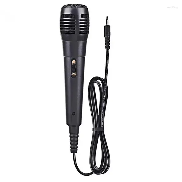 Microphones 1pc Microphone dynamique filaire professionnel micro Vocal avec câble XLR à 6.5mm 3.5mm pour accessoires d'enregistrement de karaoké noir