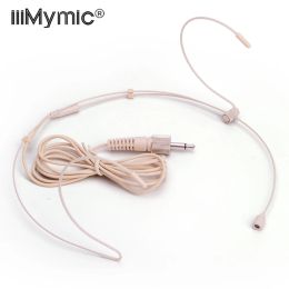 Microphones 1 pièces bonne qualité casque micro à condensateur cardioïde pour Sennheiser transmetteur sans fil BodyPack 3.5mm 3.35mm verrouillable