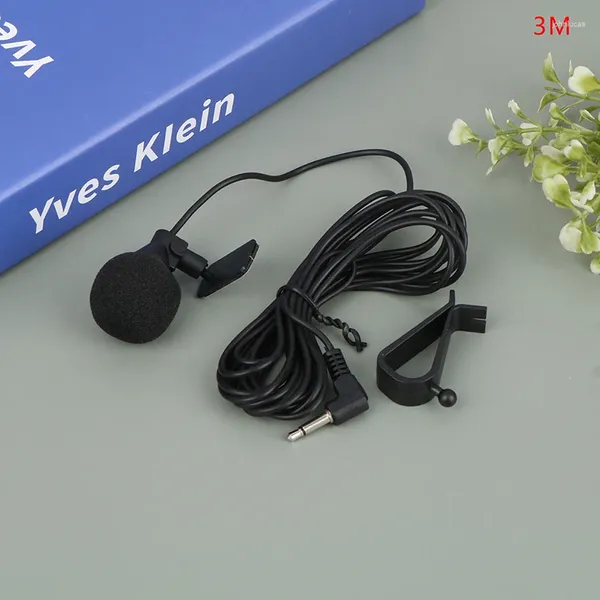 Micrófonos 1set Mini Professional Audio Audio Micrófono de 3,5 mm Mic Mic Mic Stereo Externo para PC Auto DVD Radio