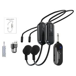 Microfoons 2.4G Kop Monteerde draadloze Lavalier Microfoon Set Zendierontvanger voor versterker Voice Speaker Teaching Tours Guide
