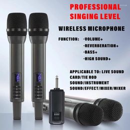 Microfoons 2.4G Wireless KTV Performance Special Microfoon Handheld Charging Sound Card Live Broadcast Family K Song