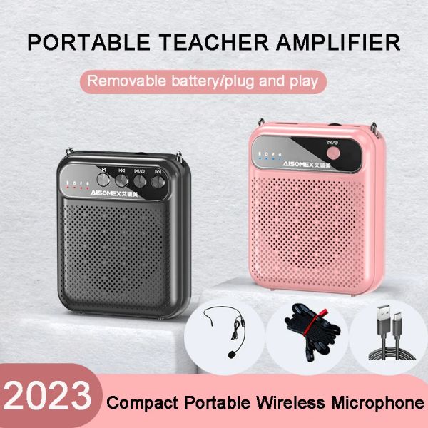 Micrófonos 2023 Nuevo handheld K13 Auriculares de micrófono Wired Auriculares Profesional Mic Mic de 30m Rango para enseñar altavoces del amplificador de voz del amplificador de voz