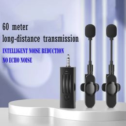 Microphones 3,5 mm Enregistrement vidéo Interview microphone Professional Teacher Noise Reduction MEGAPHONE Extension Rod Wireless Lavalier micro