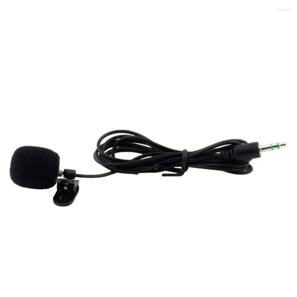 Microphones 30 HZ-15000Hz Laypage de haut-parleur Clip à revers Lavalier Microphone Clipper haut-parleurs Collier pour l'enseignement Rencontre
