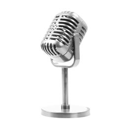 Microfoons 3 stks/set Klassieke Retro Simulatie Microfoon Dynamische Zangmicrofoon Vintage Stijl Microfoon Universele Standaard Voor Karaoke Studio Opname