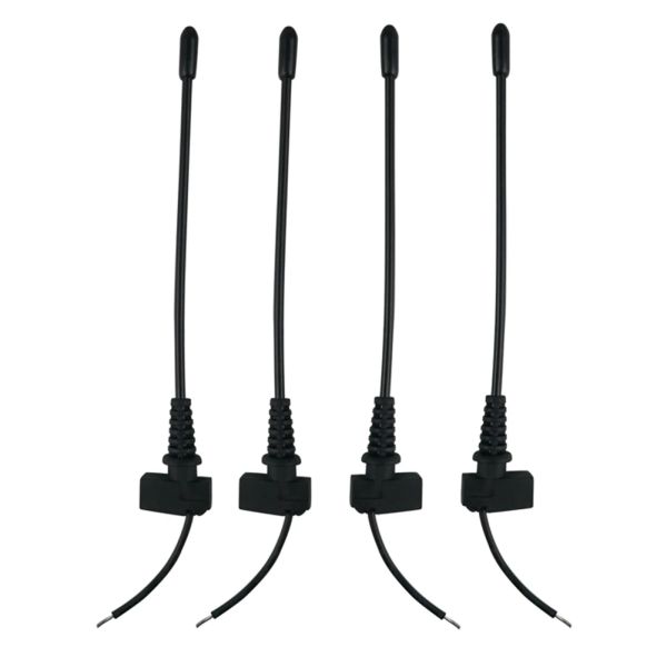 Microphones 4 PCS Antenne Microphone adaptée à Sennheiser EW100G2 / 100G3 Microphone Bodypack Réparation de la Partie