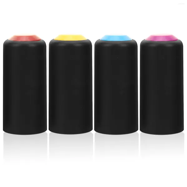 Microphones 4pcs Pratique Utile Maison Robuste Plastique Microphone Couverture Partie Mic Caps Covers