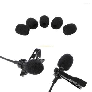 Microphones 5 PCS Mic Mousse Couvre Lavalier Microphone Pare-Brise Pare-Brise Accessoires