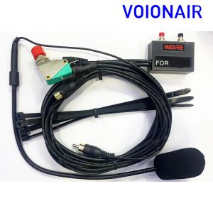 Microphones 8pin Hands Free Microphone pour ICOM IC2200H IC2720 IC2820 Radio mobile de voiture