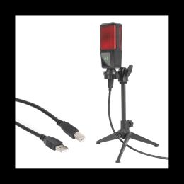 Microfoons A8 USB -condensor Microfoongeluid Podcast Studio Microfoons met PC -stent voor computer PC A
