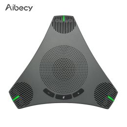 Microphones Aibecy USB Speakerphone Conference Microphone Omnidirectional Computer Mic 360° Voice Pickup Skype/Video Conference/OnlineCourse