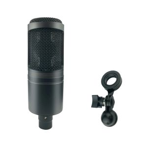 Microphones AT2020 Podcast Recording Recording Music Studio Équipement Condenseur Micro Micro Micro Microfone XLR Mic pour la voix Over