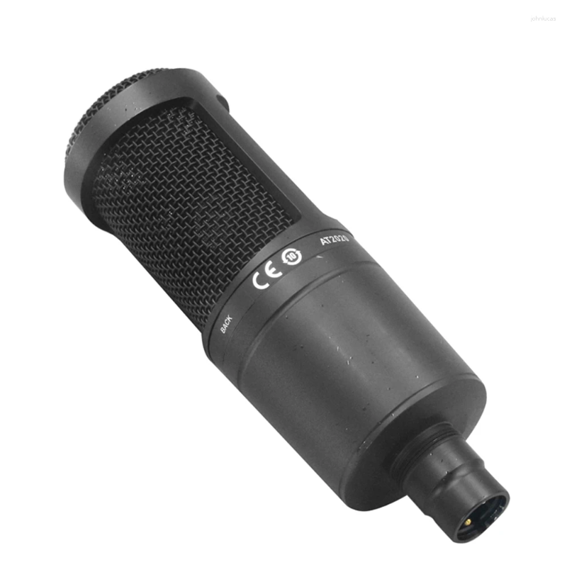 Microfones AT2024 Cardioid Condenser Professional Microphone For Project/Home Studio Applications Mic Recording Gaming Live Singing