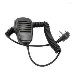 Microfoons AT41 Schouderluidspreker Microfoon Handmicrofoon met PFor Vertex Standaard Portable Two-Way Radio VX-231 EVX-531 VX-160 VX-168 VX-18