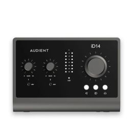 Micrófonos Audient ID14 MKII Profiguración de música profesional / grabación Interfaz de audio JFET D.I USB ADA Audio Interfaz de audio Tarjeta de sonido