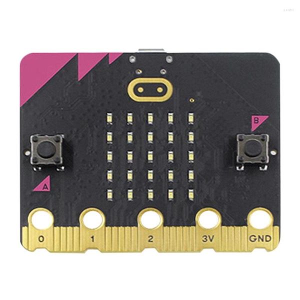 Microphones BBC Micro:bit V2.2 Haut-parleur intégré et microphone Carte de développement d'apprentissage programmable Microbit sensible au toucher