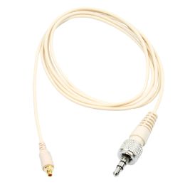 Microphones beige 3,5 mm vis mini xlr 3pin 4pin microdot microphone détachable Câble pour les microphones Sennheiser / AGK / Shure