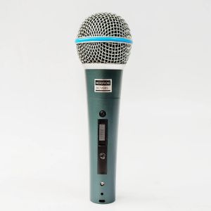 Microphones beta58a sm58s Karphone à main karoke microphone chante vocal bbox église enseignant micro avec commutateur on / désactivé