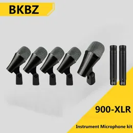 Microphones BKBZ 900-XLR SNARE TOM TOM DRUM Microphone 902S E917S E904S Percussion Instrument Dynamic Mic avec arm