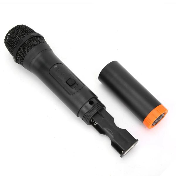 Microphones Black Abs Plastic Profession Professionnel Handheld Universal VHF Wireless Microphone USB Réception micro