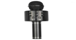 Microfoons Zwart Draagbare Handheld Draadloze Bluetooth Karaoke OK Microfoon en Luidspreker MIC Muziek opnemen KTV Microphone17008264