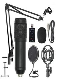 Microfoons BM800 Professionele ophangmicrofoonset Studio Live Stream Uitzending Opname Condensatorset Microfoonluidspreker13400892