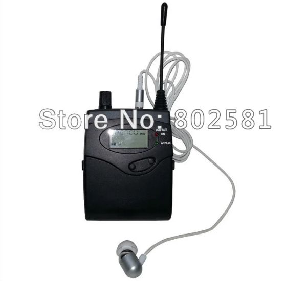 Micrófonos receptor Bodypack para el sistema en el oído Sistema inalámbrico Cámara DSLR DSLR Sistema de guía turístico de micrófono 4*10 canales ajustables