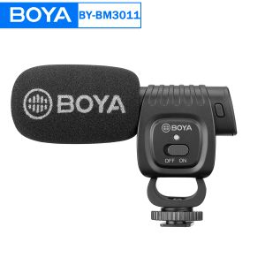 Microphones boya bybm3011 cardioïde condenseur shotgun microphone vidéo micro micro pour caméra canon nikon dslr pc smartphone streaming en direct