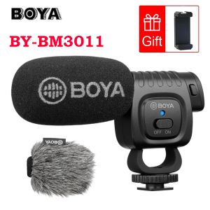 Microphones Boya BYBM3011 sur caméra micro à condensateur cardioïde micro Audio vidéo pour Canon Nikon DSLR PC Smartphone Streaming Vlog en direct