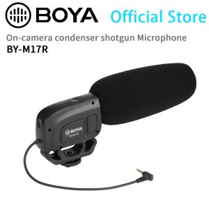 Microphones BOYA BYM17R Oncamera Microphone à fusil de chasse à condensateur pour caméscope DSLR enregistreurs Audio en continu prise de vue vidéo Vlogging Podcast