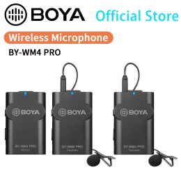 Microphones BOYA BYWM4 PRO micro sans fil condensateur Lavalier micro cravate micro pour PC Xiaomi Huawei reflex numériques iPhone Android Smartphone