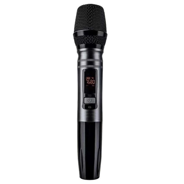 Microphones Tout nouveau système de Microphone dynamique sans fil Ux2 Uhf Auto avec récepteur pour amplificateur mélangeur haut-parleur bus de bureau Audio 1 pièces