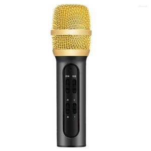Micrófonos C11 Micrófono Condensador Teléfono Computadora de mano para cantar Transmisión en vivo