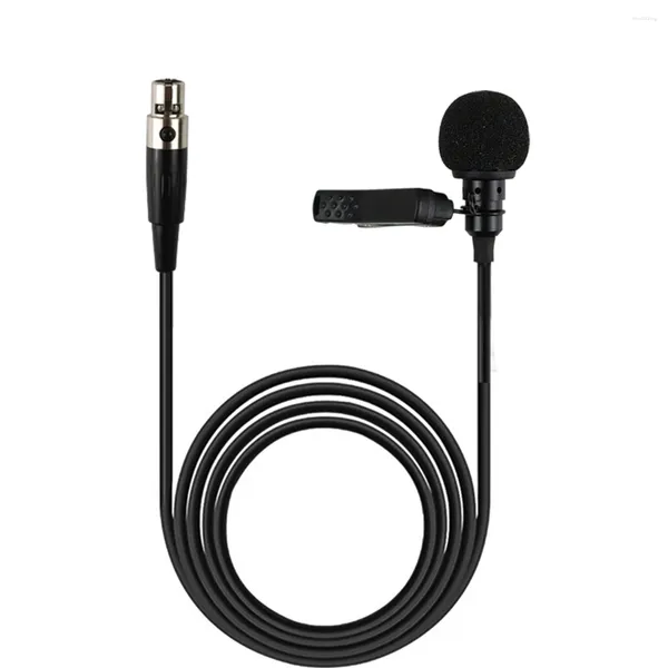 Microphones Canfon Lavalier Microphone Cardioïde Modèle de ramassage Cinq aiguilles Mini XLR Interface de sortie audio