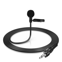 Microphones Canfon Omnidirectional Lavalier Condenser Microphone Compatible pour Sony UTXB1 / B2 / B03 / 40 UWP V1 / D11 / D21 Système sans fil