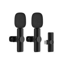 Microphones Téléphone portable Revers sans fil microphone Lavalier Mobile Phone Microphone pour l'enregistrement son