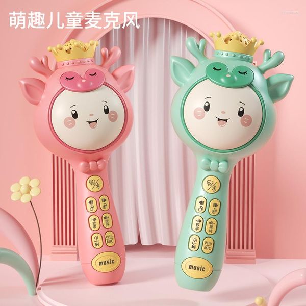 Microphones Instruments de musique pour enfants Jouets de chant Éducation précoce Amplification audio Bluetooth Apprentissage chinois