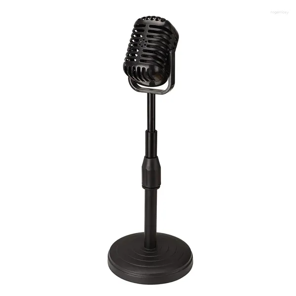 Microphones Classic Retro Dynamic Vocal Microphone Vintage Mic Universal Stand for Live Performance Karaoke Studio Record Durable