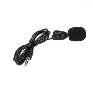 Microfoons Clip-on Rapel Lavalier Microfoon 3,5 mm Tie Clip Smart telefoonopname PC voor spreken