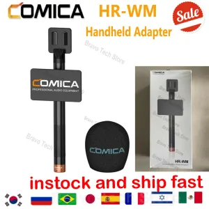 Microfoons Comica HRWM Handheld -adapter voor alle draadloze microfoons, geschikt voor nieuwsbericht, tv -interview, live streaming en video sho