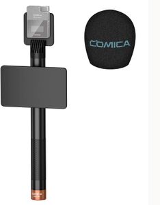 Microfoons Comica HRWM Handheld -adapter voor draadloze microfoon Afdikbare adapter Geschikt voor interviewrapport Mic -accessoires